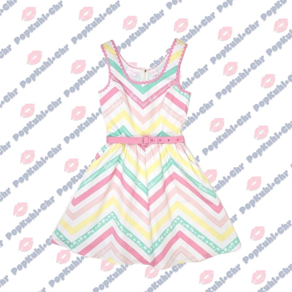 Stitch Shoppe by Loungefly X Barbie™ Chevron "Olivia" Dress - Picture 9 of 10